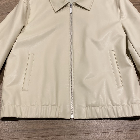 Oak + Fort Faux Leather Jacket - Picture 4 of 4